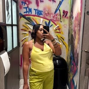 Zara Vibrant Yellow Women's Top (Bump Friendly)